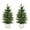 3 FT, variant on 2-Pack Artificial Cedar Topiary Trees LED Lights & White Pot 3/4FT Faux Cypress in Decorative White Pots UV Resistant Evergreens for Indoor/Outdoor Use, Ambient Glow for Living Room & Patio