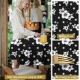 thumbnail image 5 of Pioneer Flower Floral Print Pattern Round Tablecloth 60 X 60 Inch, Wrinkle Resistant Wipeable Table Cloth for Kitchen Dining Picnic Patio Party, 5 of 6