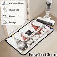 thumbnail image 6 of CURLYOOT Merry Christmas Winter Snowman Indoor Doormat, Non-Slip Absorbent Door Mat 24" x 16", Entrance Floor Mat Washable Entry Doormats for Entryway Front Back Door, 6 of 8