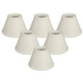 thumbnail image 2 of Royal Designs, Inc. Pleated Empire Chandelier Shade CS-112WH-6, White, 3 x 6 x 4.25, Pack of 6, 2 of 5