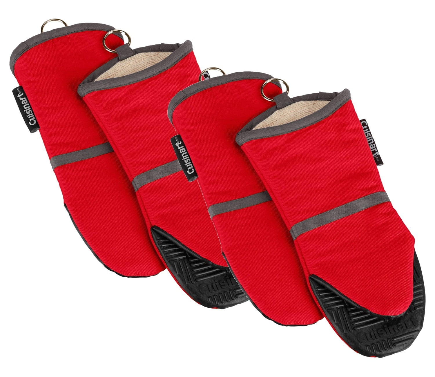 Cuisinart Puppet Oven Mitt with Silicone Grip, 2Pack