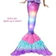 thumbnail image 5 of Barbie Dreamtopia Doll, Mermaid Toy with Water-Activated Light-Up Tail, Pink-Streaked Hair & 4 Colorful Light Shows, 5 of 5