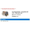 thumbnail image 2 of Turn Signal Flasher - Compatible with 1975 - 1989 Ford F-250 1976 1977 1978 1979 1980 1981 1982 1983 1984 1985 1986 1987 1988, 2 of 2