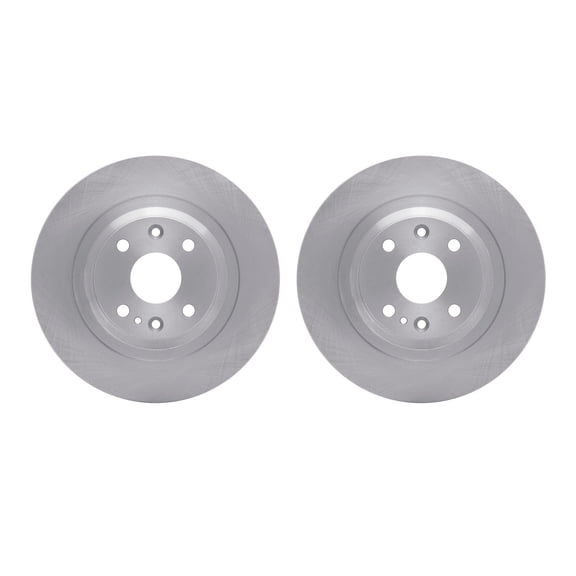 Dynamic Friction Company Rear Brake Rotors 6002-80037