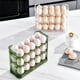 thumbnail image 1 of Xihbxyly Organizador de Huevos para Refrigerador, Caja de Almacenamiento Transparente de 3 Capas, Diseño Plegable Que Ahorra Espacio, Asas Fáciles de Transportar, Almacenamiento En La Puerta Del Refr, 1 of 7