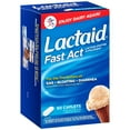 thumbnail image 3 of Lactaid Fast Act Lactose Intolerance Relief Pills, 60 single-dose pouches, 3 of 10