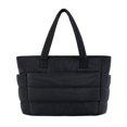 thumbnail image 1 of Bolso de hombro acolchado para mujer, bolso de mano impermeable con múltiples bolsillos, bolso para portátil, para el trabajo, el gimnasio, 1 of 8