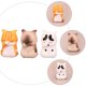 thumbnail image 4 of Mini estatuas de gatos Accesorios para fotos Decoraciones de oficina en miniatura, 4 of 5
