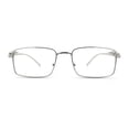 thumbnail image 5 of Jaguar Cougar Jewel Metal Arm Rectangle Hustler Fashion Eyeglasses Silver, 5 of 8