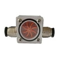 thumbnail image 1 of Indicador de flujo de agua Conexión rápida Estable Fácil instalación Medidor de flujo enfriado por agua para grabar accesorios para computadora Typea 6 mm, 1 of 8