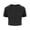 Heather Black, variant on AWDis Just Ts Womens Girlie Tri-Blend Cropped T-Shirt