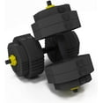 thumbnail image 6 of Dumbbells Set Adjustable Weight, Dumbbell Weights Set with Connecting Rod for Home Gym Full Body Workout Home Fitness Equipment for Men Women, Black Yellow, 6 of 8