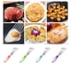 thumbnail image 4 of Matsuzay Espátula de metal Diseño para freír Pala de acero inoxidable Tofu Huevos Carne Pescado Turner ranurado Herramienta para barbacoa Cocina y Comedor Púrpura, 4 of 6