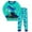 ZA Mint Green, variant on Toddler Boy Outfits Fall Kids Pajamas Cars Cotton Kids 2 Piece Pj's Long Sleeve Sleepwear Clothes Set Outfits Fall Winter Outfit,Size 6 Years-7 Years