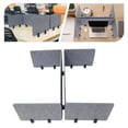 thumbnail image 3 of Stand up Desk ReFocus Raw Clamp-on Acoustic Desk Divider Privacy Panel Grey 15mm, 3 of 13