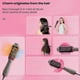 thumbnail image 2 of Electric Hot Air Comb, Hiar Dryer Brush Curly Hair Blow Comb, Detachable Hair & Volumizing & Straightening & Curling, 2 of 5