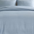 thumbnail image 4 of Benjara Fys 3pc King Size Coverlet Set- Soft Woven Jacquard- Chambray Blue, 4 of 6