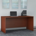 thumbnail image 2 of Pemberly Row 60"W x 30"D Office Desk in Mahogany - Engineered Wood, 2 of 7