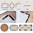 thumbnail image 3 of Rug Gripper, 12 PCS Non Slip Rug Grip Carpet Sticker Underlay ，Reusable Carpet Pad Non-Slip Sticker Anti-Curling Rugs Pad Gripper Tape Kit for Bathroom Kitchen,Home -black(7.08 in*1.18 in), 3 of 8
