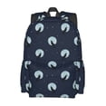 thumbnail image 2 of Rateoe Wolf And Moon Pattern Student Backpack,Backpack for School,Lightweight Bag,Travel Backpack,Outdoor Backpack,Large Capacity Backpack, 2 of 8