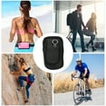 thumbnail image 4 of Unique Bargains 1 Pc Double Pocket Phone Holder Arm Bands for Hiking Gym Black Neoprene, 4 of 4