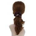 thumbnail image 2 of Metallic Scrunchy for Women and Girls - Plum, 2 of 4