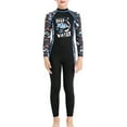 thumbnail image 1 of Soidarity Traje de neopreno para niños, traje de buceo de secado rápido, ropa de surf de manga larga, traje húmedo para niños, ropa de baño para Deportes acuáticos Chica negro METRO Soidarity OD003685-07, 1 of 6