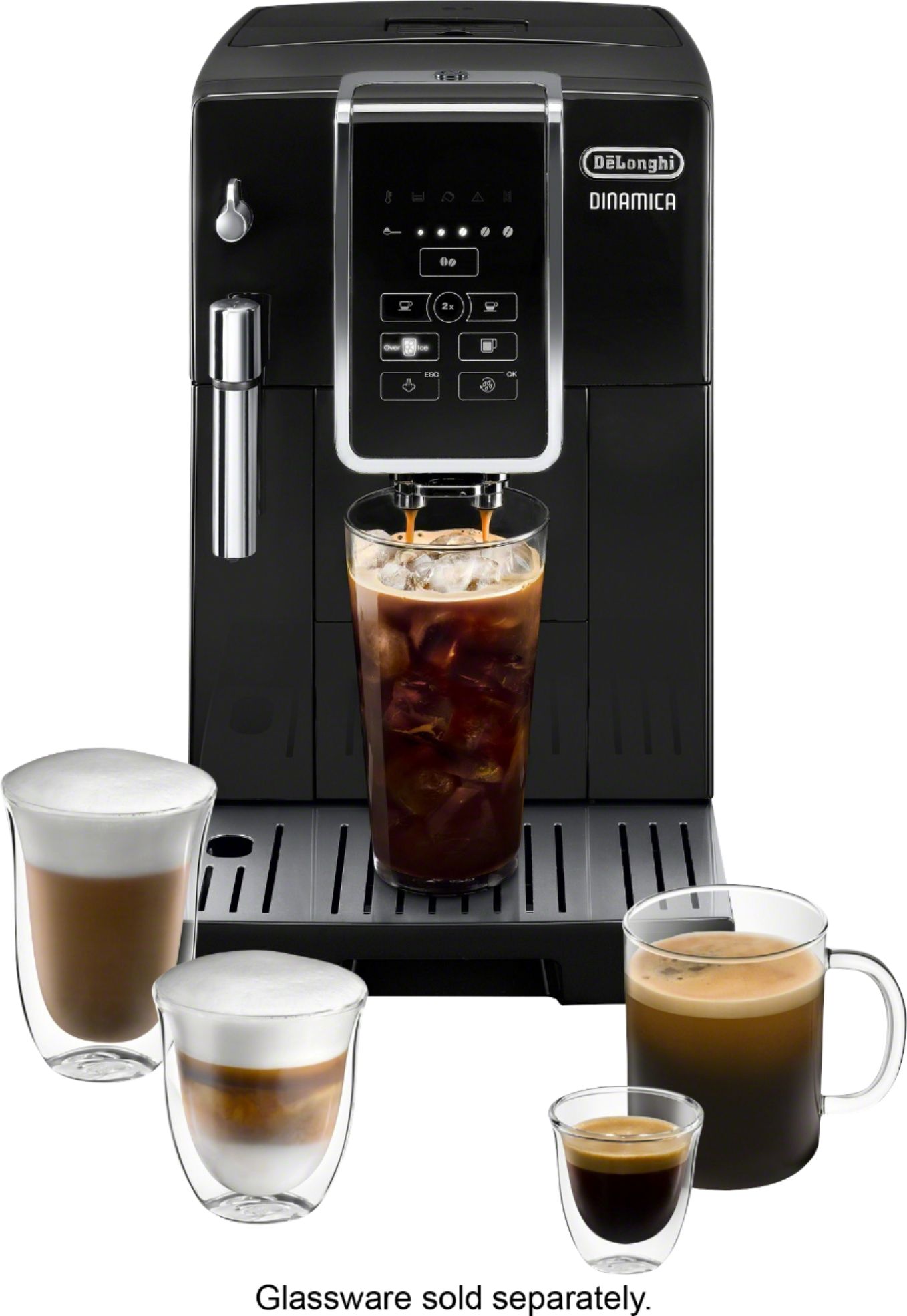 De'Longhi - DINAMICA Espresso Machine with 15 bars of pressure and Milk  Frother - Black/Stainless - Walmart.com