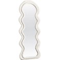 thumbnail image 1 of Kismet Velvet Mirror - Luxurious Décor, Elevate Your Reflections with Opulence (Ivory), 1 of 7