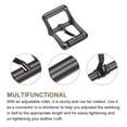 thumbnail image 3 of Uxcell 8Pack 0.87" Single Prong Belt Buckle Square Center Bar Buckles for Leather Craft, Dark Grey, 3 of 7