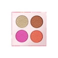 thumbnail image 2 of W7 Pretty Peony Face Palette features 4 Highly Pigmented Pressed Powder Suitable for All Skin Types, 2 of 2