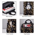 thumbnail image 3 of Disketp Modern Golden Butterfly Mochila Ligera e Impermeable, Mochila de Día Resistente para Viajes, Senderismo y Uso Diario para Hombre y Mujer, 3 of 7