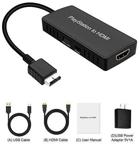 PS2 to HDMI Converter, PS2 to HDMI Adapter, Compatible Sony Playstation 2/Playstation 3 Connect a PS2 Game Console a New HDMI TV - Walmart.com