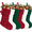Stocking B, variant on Yexmas 6pcs 20'' Christmas Stockings, Personalized Velvet Xmas Stockings with Name Tags,Large Hanging Stockings for Christmas Tree Fireplace Home Holiday Party Decor