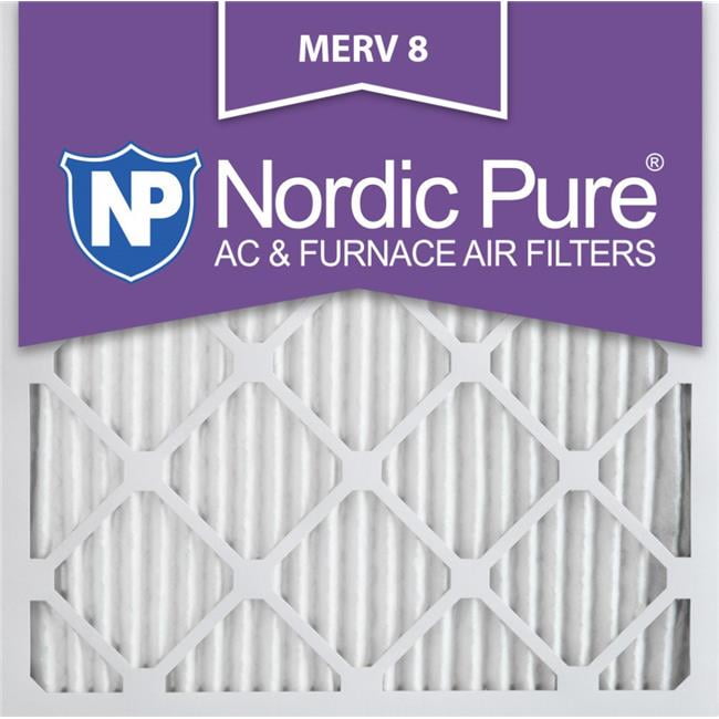 Nordic Pure 22x22x1 MERV 10 Pleated AC Furnace Air Filters 4 Pack