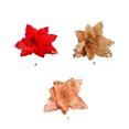 thumbnail image 3 of Toystoory Navidad cabeza de flor artificial fiesta boda adorno de Navidad hogar granja oficina comedor DIY decoración flores falsas Kits de decoración para fiestas Oro Toystoory HA069944-02, 3 of 6
