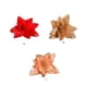 thumbnail image 5 of Injueey Navidad cabeza de flor artificial fiesta boda adorno de Navidad hogar granja oficina comedor DIY decoración flores falsas Kits de decoración para fiestas Oro Injueey HA069944-02, 5 of 6