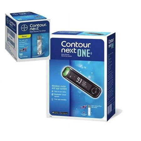 Contour Next Ascensia Bayer ONE Meter with Next 50 Pack strips