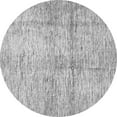 thumbnail image 1 of Ahgly Company Indoor Round Abstract Gray Modern Area Rugs, 4' Round, 1 of 4