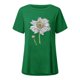 thumbnail image 4 of Mujeres moda Casual impresión camisas manga corta suelta Tee Tops túnica blusa Fridja ghk110, 4 of 4