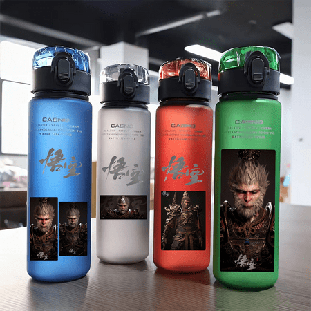 

Black Myth WuKong 560ML Anime Water Cup Children Portable Plastic Water Cup Adult Outdoor Sports Multicolor Water Bottle Gift