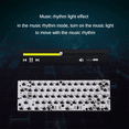 thumbnail image 5 of GK61 Mechanical Keyboard PCB Motherboard Hot Plug GH60RGB Music Rhythmized Wired Wireless White, 5 of 6