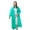 Green, variant on SPRING PARK Raincoat Waterproof Rain Jacket Outdoor Womens Mens Hooded Drawstring Long Coat Unisex