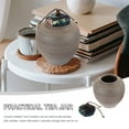 thumbnail image 3 of Ceramic Tea Canister Tea Storage Jar Mini Tea Can Vintage Small Sealed Can, 3 of 6