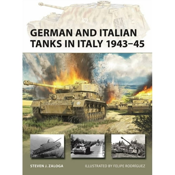 New Vanguard German and Italian Tanks in Italy 1943-45, Book 344, (Paperback)