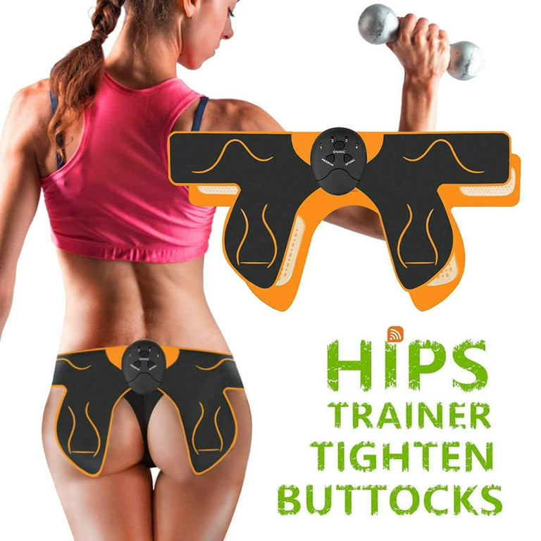 Electric Muscle Stimulator Buttocks Hip Trainer ABS Fitness Slimming Body  Toner