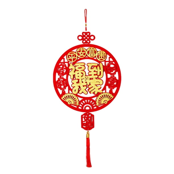 Decoración de Año Nuevo Chino Decorativa China 2024 Colgante de Borla de Dragón para estilo G