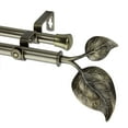 thumbnail image 3 of 13/16" Dia Adjustable 48-84 inch Double Curtain Rod with Parnika Finials - Antique Brass,(4733-484), 3 of 3