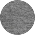 thumbnail image 2 of Addison Rugs Dream Shag Premium Machine Washable Transitional Horizontal Bars Gray Round Rug, 8' x 8', 2 of 8