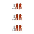 thumbnail image 2 of Guardoinrt Motorcycle Extension Comfortable And Durable Rear Shock Absorber Riser Orange 3Set, 2 of 6